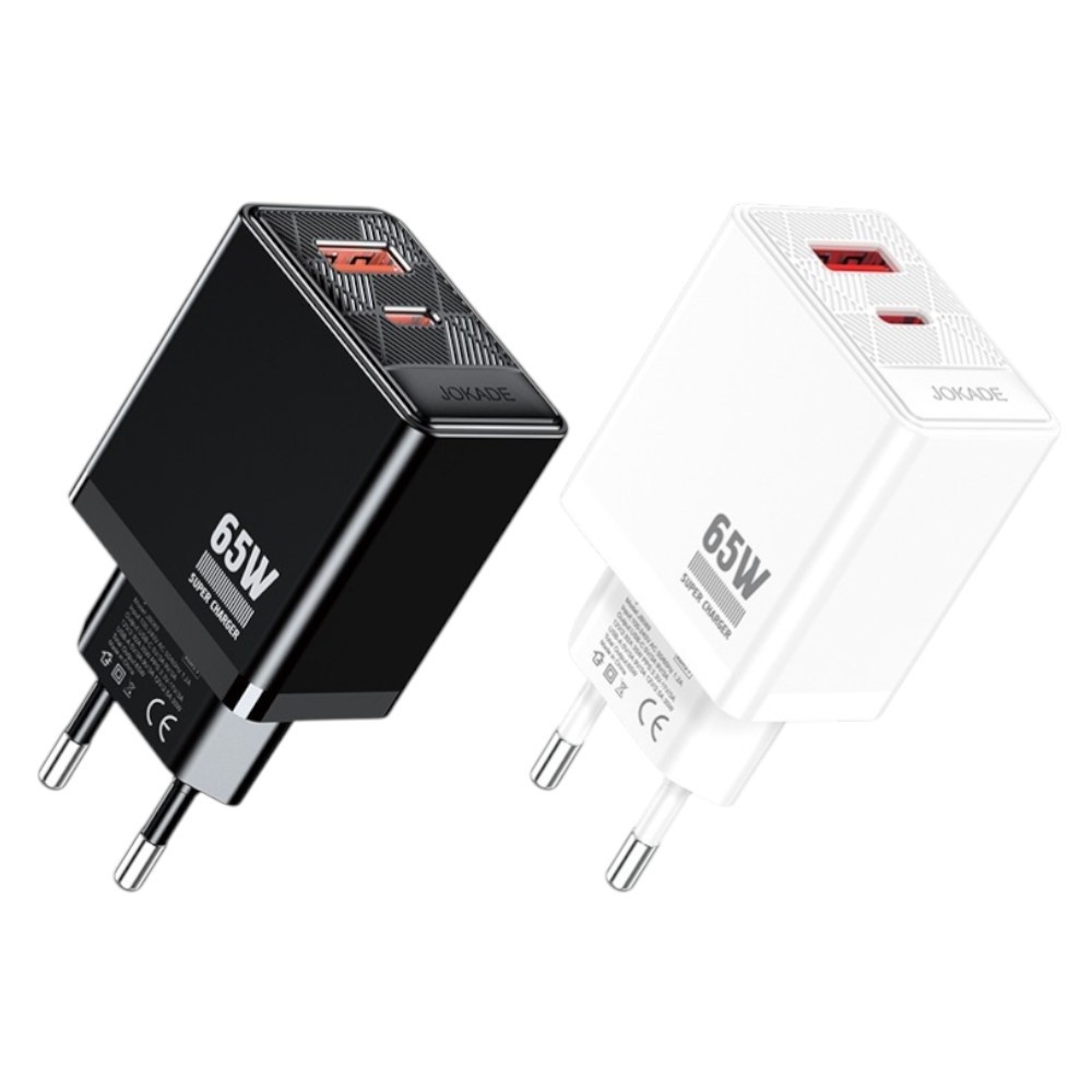 Jokade JB089 65W Wall Charger — Black