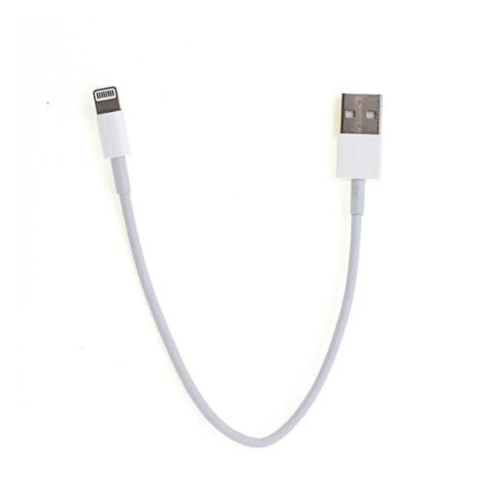 USB to Lightning Cable 0.2 m — White