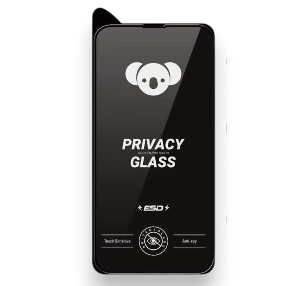 Black Koala Privacy Glass for iPhone 14 Pro Max